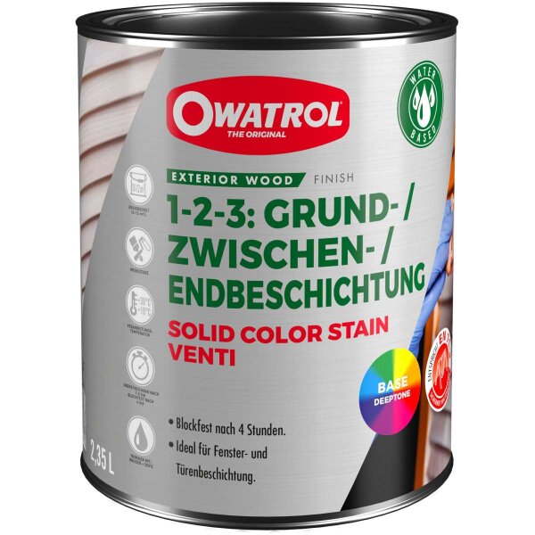Solid Color Stain Venti - Tür- und Fensterlack weiß