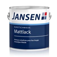 Jansen Kunstschmiede Mattlack, schwarz 125ml